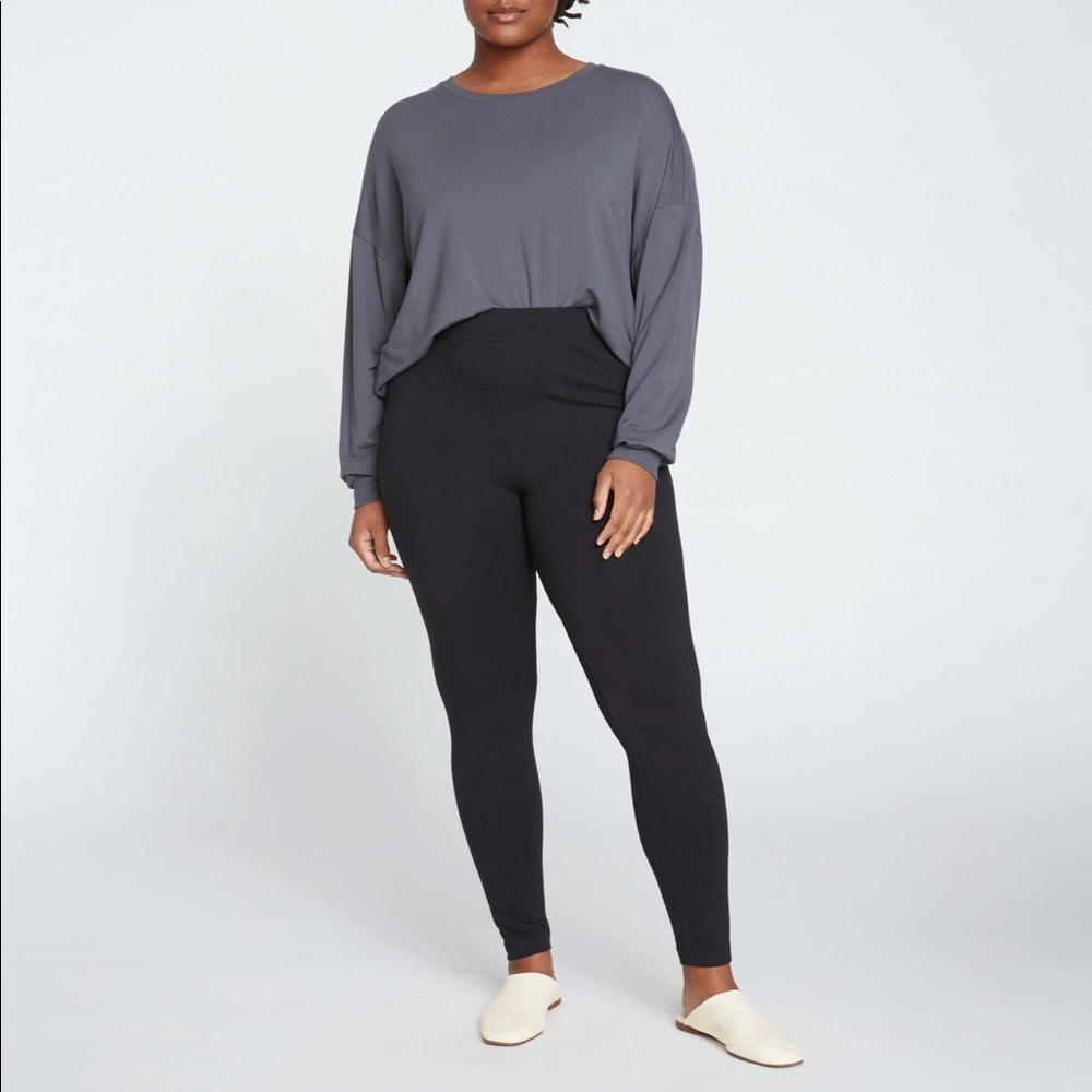 Universal Standard Roya Leggings 27 Inch Black US Size L=22/24 EUC